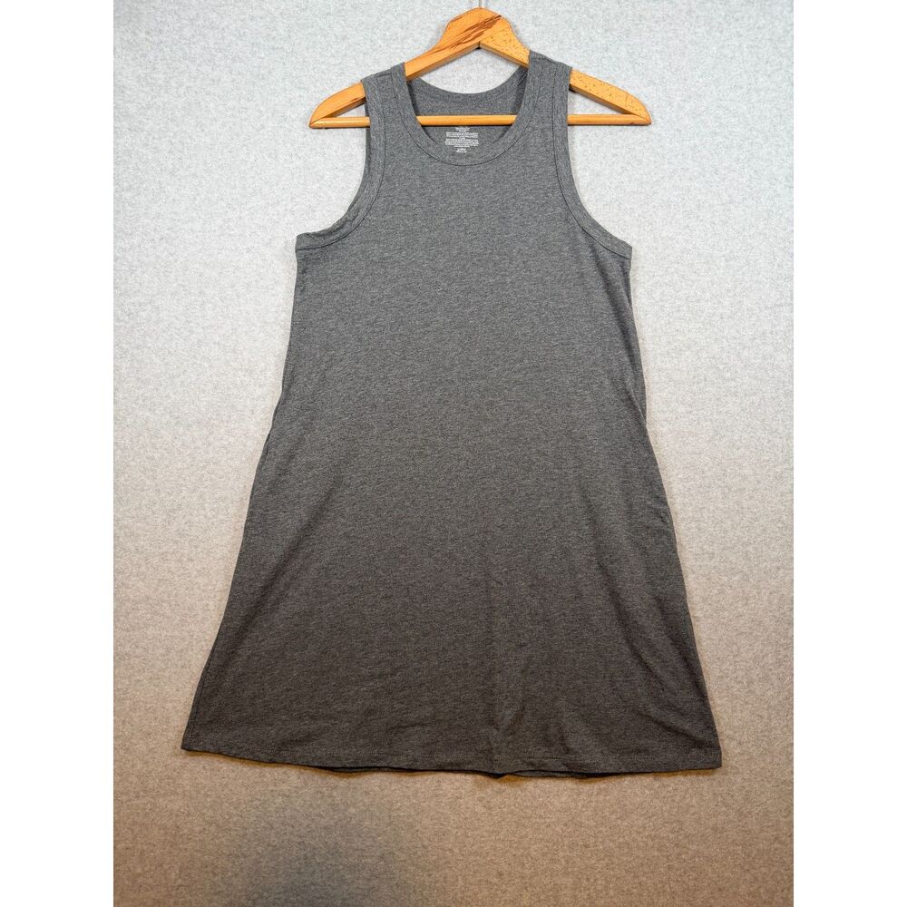 Secret Treasures Women’s Medium Gray Sleeveless Pocket Lounge Dress 3824